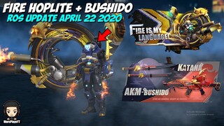 ROS Update April 22 2020 + New Fire Hoplite Set + Bushido Set + 500 Diamonds Giveaway (ROS Update)