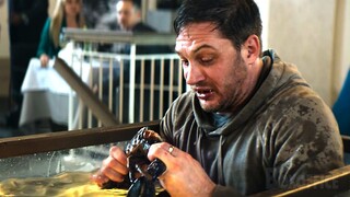 Tom Hardy eats raw lobsters | Venom | CLIP