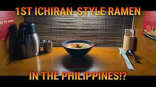 Ramen Wave: First Ichiran-Style Dining in the Philippines?!