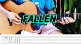 Fallen - Lola Amour - Fingerstyle (Tabs) Guitar Cover