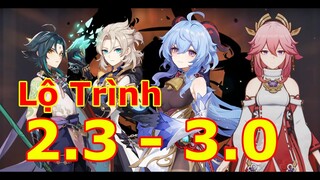 Gợi Ý Lộ Trình 2.2 - 3.0: Banners Nhân Vật và Hệ Thảo, Vực Đá Sâu | Predictions! | Genshin Impact