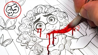 HORROR Artist vs $5 DISNEY "Encanto" Colouring Book ✍️