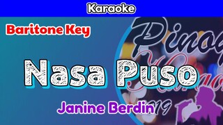 Nasa Puso by Janine Berdin (Karaoke : Baritone Key)
