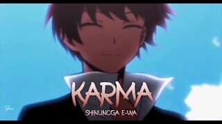 Karma Akabane Edit AMV - Daddy/Raw Style - Shinunoga e-wa - Alight Motion Free Preset