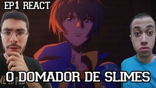O DOMADOR DE SLIMES - Tensei Kenja no Isekai Life Episódio 1 REACT