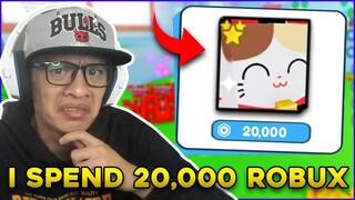 UBOS ANG FREE 20,000 ROBUX ko para lang makuha new PETS 'HUGE LUCKY CAT' sa ROBLOX PET SIMULATOR X