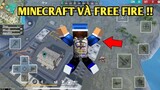 Mình Sử Dụng Vũ Khí | TRONG FREE FIRE ĐỂ CHỐNG LẠI ZOMBIE | Trong Minecraft Pe..!!