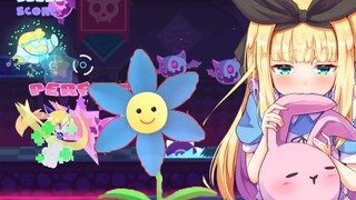 【Muse Dash】可爱小萝莉玩小蓝花，被吓得不轻【物述有栖】