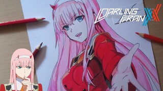 Drawing Zero Two | Darling in the franxx - Mizuart