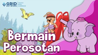 Cerita Anak - Bermain Perosotan - Bona and Friends - Kartun Anak