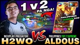 NEXPLAY H2WO Just Destroyed Philippine Aldous GOD in Rank?! H2wo vs Saitama ~ Mobile Legends