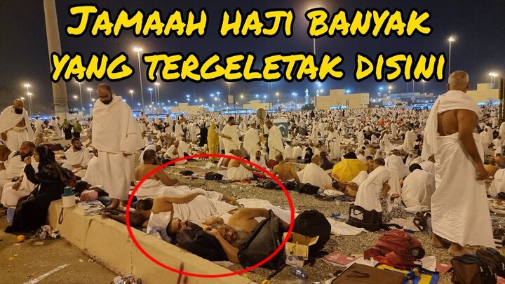 Live Jamaah Haji Tergeletak Di Musdalifah