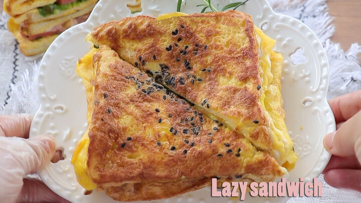 [Makanan]Sandwich Telur Versi Pemalas, 10 Menit Selesai