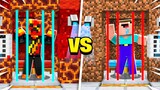 Preston vs Noob1234 TRAPPED in Minecraft Prison Challenge!