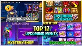 Top 17 Upcoming Events Of Free Fire Battleground | 5th Anniversary | All Upcoming Events | Free Fire