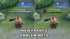 BUILD AND EMBLEM FRANCO 2023 S29 | BUILD TERKUAT FRANCO 2023 S29 | MLBB