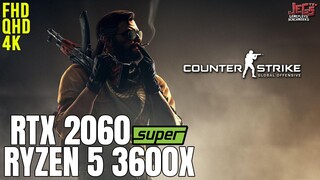 Counter-Strike: Global Offensive | Ryzen 5 3600x + RTX 2060 Super | 1080p, 1440p, 2160p benchmarks!