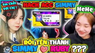 Ruby 1 Ngày Hack Acc MÈO SIMMY Và Chơi Lớn Đổi Tên Thành SIM❤️RU ???