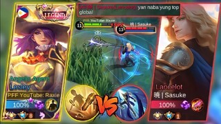 RAXIE VS TRASHTALKERS! (TOP GLOBAL LESLEY VS TOP GLOBAL LANCELOT) (WHO WILL WIN?) - MLBB