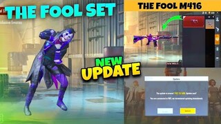 Pubg Lite Fool Update 😍| The Fool Set ,The Fool M416 | Pubg Lite M416 Joker kab Aayega || New Update