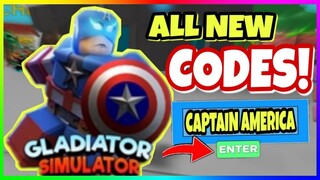 ALL *NEW* GLADIATOR SIMULATOR CODES 2020! New Captain America Updates [ROBLOX]