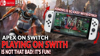 SWITCH PLAYER WINNING IN PC PLAYERS LOBBY! APEX LEGENDS SWITCH GAMEPLAY