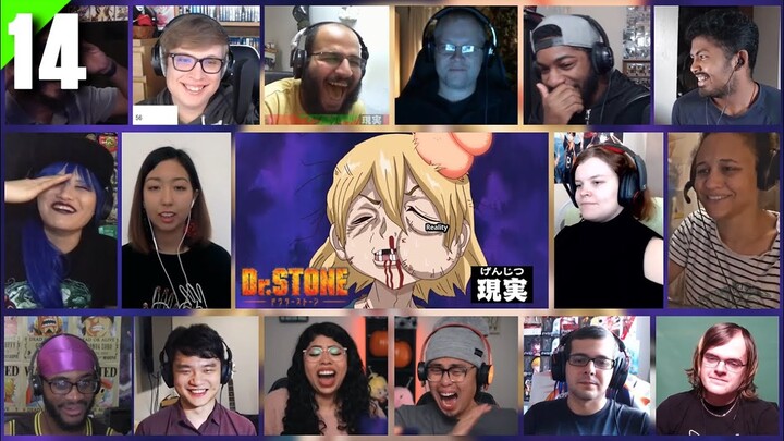 Dr. Stone Season 1 Episode 14 Reaction Mashup | ドクターストーン