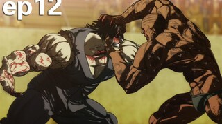 非洲杀人机器VS没有痛觉的怪兽，两个怪物之间的搏斗《拳愿阿修罗12》