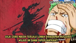 ONE PIECE 1116 HYPE! ZORO MASIH TERLALU LEMAH DIHADAPAN NUSJURO! WUJUD IM SAMA DIPERLIHATKAN?!