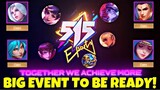 BIG EVENT! FREE SKIN EVENT BACK | 515 NEW EVENT - NEW EVENT MOBILE LEGENDS
