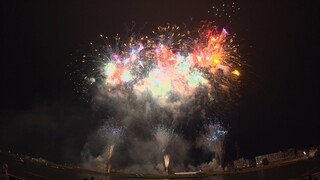 [4K]2017年 石巻川開き祭り花火大会 フィナーレ スターマイン ㈱芳賀火工 Ishinomaki Festival Fireworks Show | Miyagi Japan