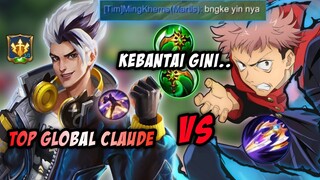 PANAS! TOP GLOBAL CLAUDE LAWAN FULL COUNTER! AUTO DILOCK HABIS HABISAN! | MLBB