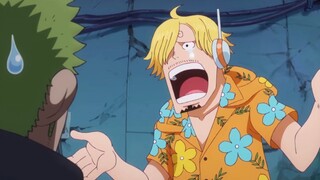 Sanji: Have you forgotten that you went into the sea because you couldn't find the way back to the v