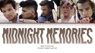 One Direction - Midnight Memories (Color Coded Lyrics) (sped up)