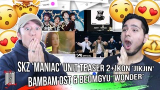 SKZ MANIAC MV Unit Teaser 2, BEOMGYU Wonder Cover, iKON JIKJIN COVER, BamBam Melting OST | REACTION