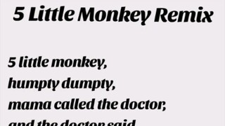 five little monkeys