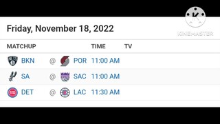 NBA Picks | November 18, 2022 | Philippine Time | Pinoy Sports Picks