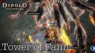 DIABLO IMMORTAL - Tower of Fahir COOP - Monk Gameplay Part 6