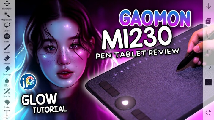 Glow Effect TUTORIAL using Gaomon M1230 Pen Tablet! | ibisPaintX (Tutorial 27) Ft. IVE Wonyoung