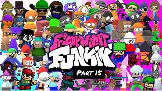 FNF vs Dave and Bambi ALL Characters Name PART 15 | Bambi Mayhem Bamding Maddox Madness Bambi Leaks