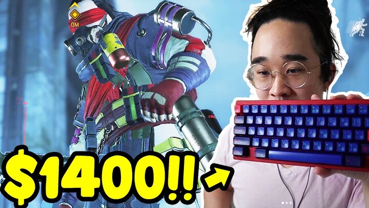 This is what playing Apex Legends on a $1400 custom keyboard is like