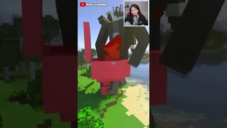 Ketika TITAN CAMERAMAN  ada di game minecraft ! Keren parah #shorts