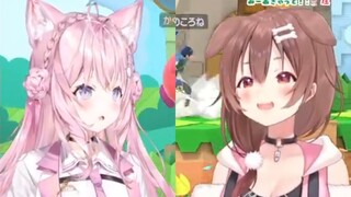 Two cute doggos making noises while playing Smash Bros