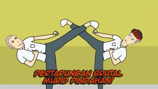 Pertarungan Brutal Murid Pindahan! ANIMASI SEKOLAH PART 1