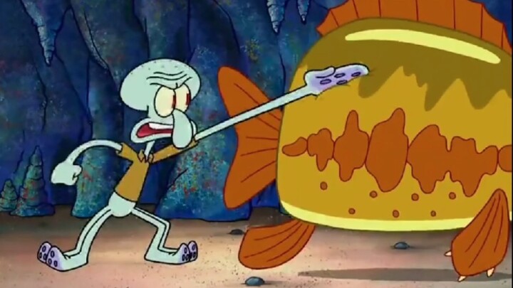 Squidward was once most afraid of sea bears! ! ! But he forced himself to fight against the sea bear