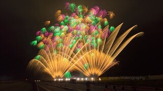 [4K]わたりふるさと夏まつり花火大会 2019 フィナーレ ミュージックスターマイン Watari Fireworks Festival | Miyagi Japan