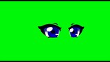 Green screen gacha eyes (free use!)