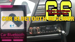 CAR BLUETOOTH RECEIVER / PAANO MAG CONNECT NG CAR BLUETOOTH RECEIVER