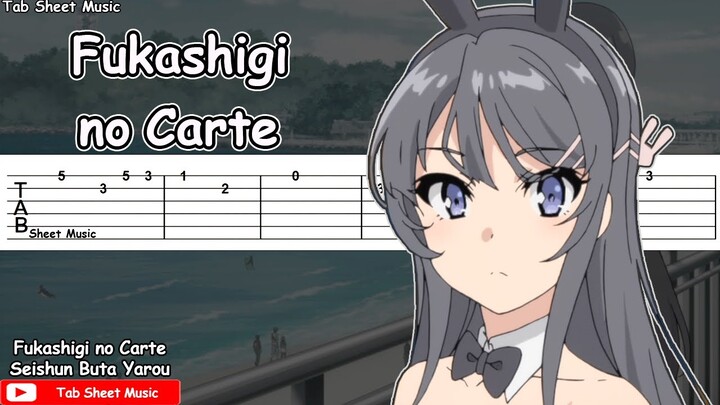 Seishun Buta Yarou wa Bunny Girl Senpai no Yume wo Minai ED - Fukashigi no Carte Guitar Tutorial