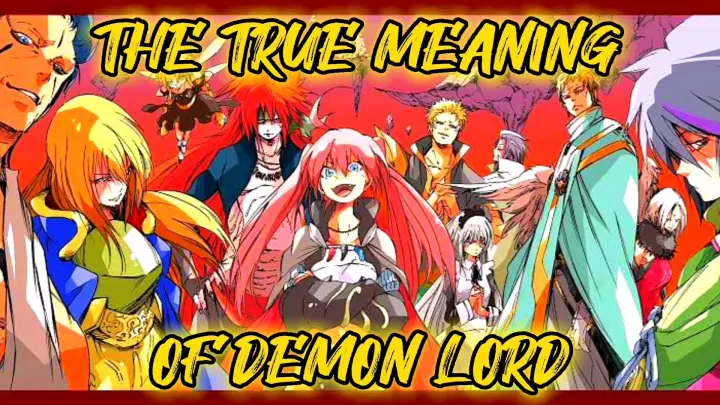 THE TRUE MEANING OF DEMON LORD‼️ Slime/ Tensura Review